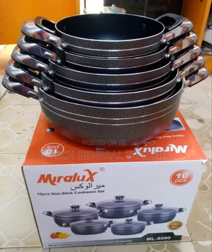 Miralux New Model 10pcs Nonstick Cookware Set
