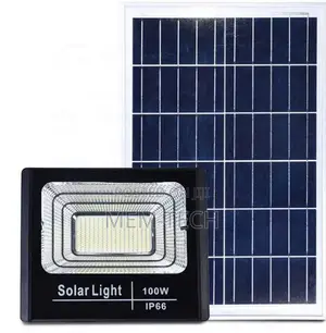 100W Watts LED Dusk to Dawn Solar Power FLOODLIGHT