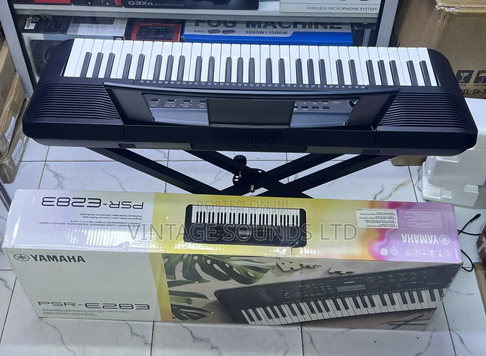 Yamaha PSR-E283 Portable Keyboard 61 Keys (Adapter Included)