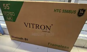 Vitron 55” Frameless Ultra HD Android Tv°°✓✓