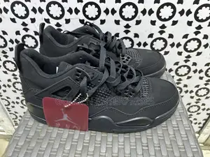 Black Air Jordan 4, J4 Size 36-45