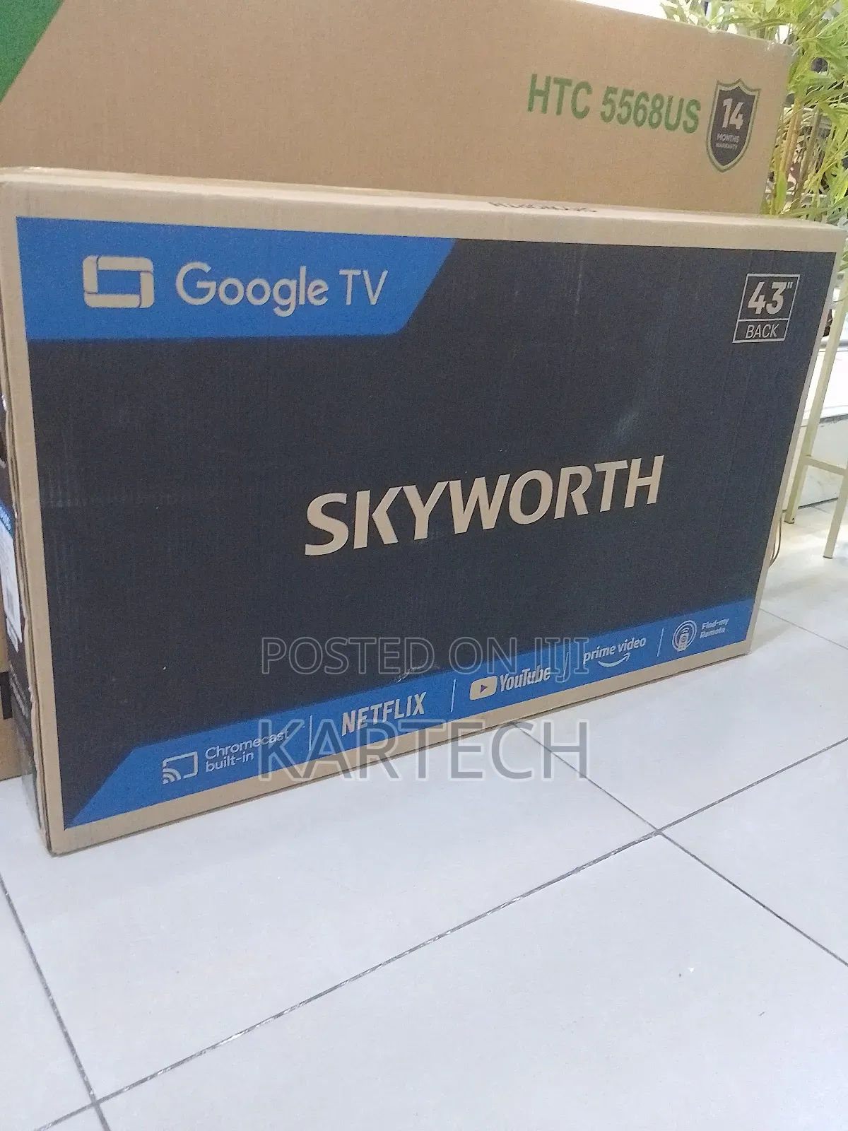 Skyworth 43 Smart Google Tv 43e5500g Frameless Bluetooth