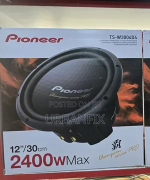 2400watts 12 Inch Pioneer Ts-W3004d4 Bass Subwoofer