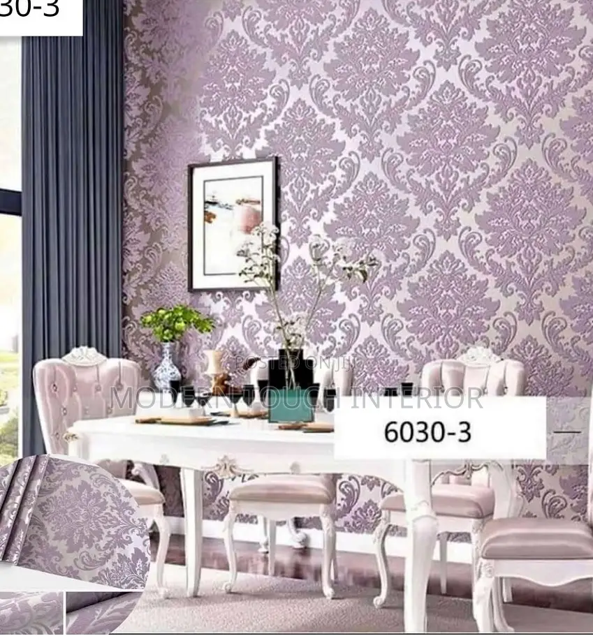 Pink Damask Wallpaper