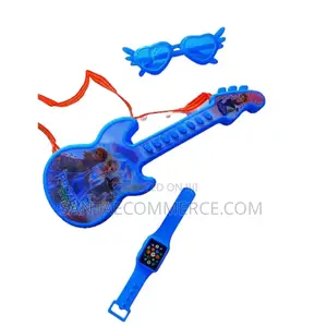 Kids Battery Operated Guitar With Watch and Glasses