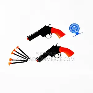 CBC School Pretend Police 2 Toy Gun With Arrows and Compass.