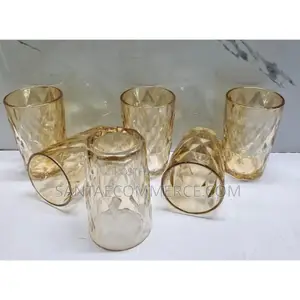 6 Pieces 260ml Heavy Gauge Water Glass