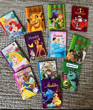 Disney Mini Story Book Library for Kids Set of 12