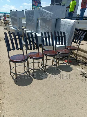 Restaurant Wooden Chairs, With Powder Coated Frame 