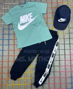 Tshirt+ Pants + Cap *Nike 3 Piece 3-4 4-5 5-6