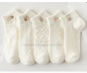 Cute Cartoon Bear Ankel Socks