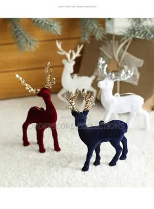 *Christmas Elk Decoration Christmas Deer Plastic Hangings.