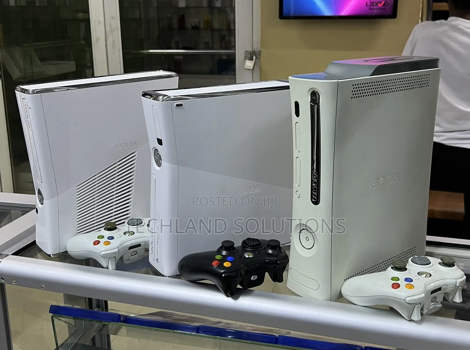 White Chipped Xbox 360 Console