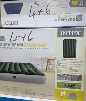 Intex Inflatable Mattress Plus Free -Electric /°