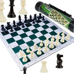 Portable Tournament Chess Board Game Mat+FREE Carrier Bag