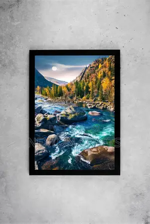 Nature Art Black Photo Frame Size A2