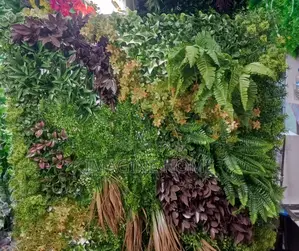 Artificial Wall Panels/Hedges Decorated Flowers On