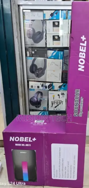 Nobel 2.1CH Soundbar & Wired/Wireless Subwoofer°°°✓✓