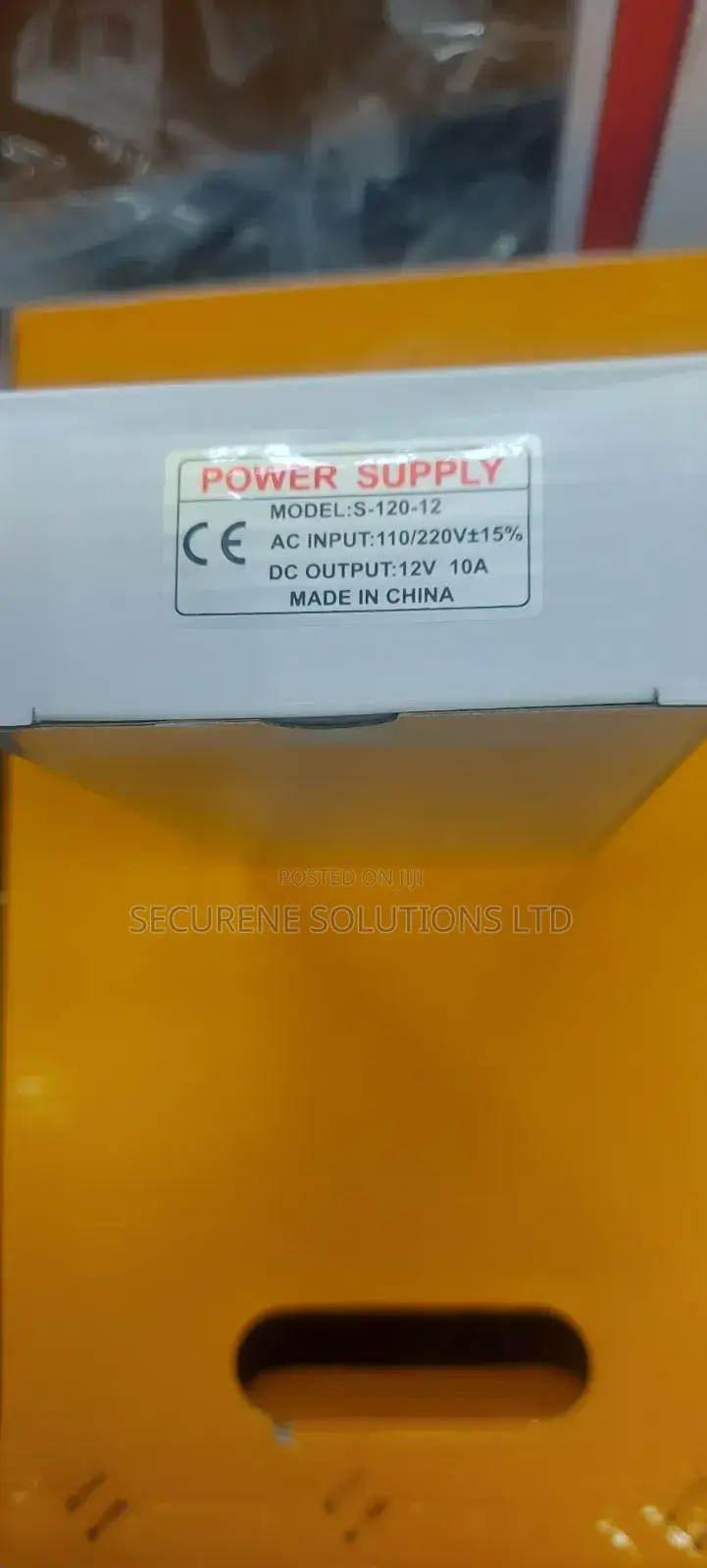 12v 10 Amp Single Output Switching CCTV Power Supply Open