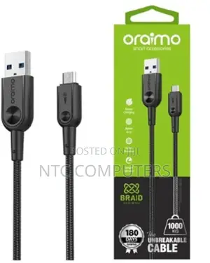 Oraimo OCD-M56 Data Cable 2 Meter Fast Charging 5V2A Micro