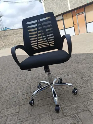 Black Mesh Secretarial Chair