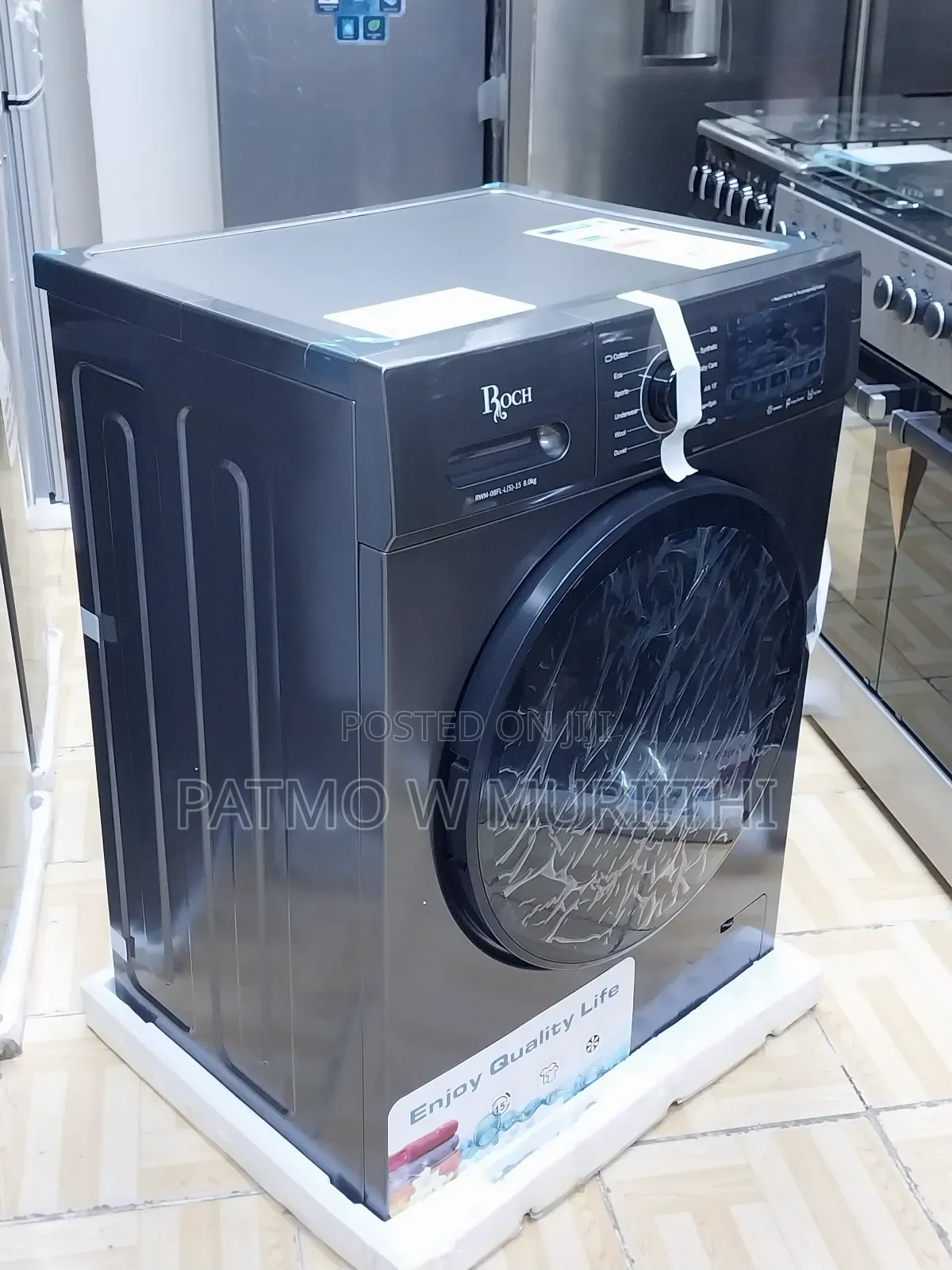 Washing Machine, Full Automatic Wash and Spin Roch (Grey)