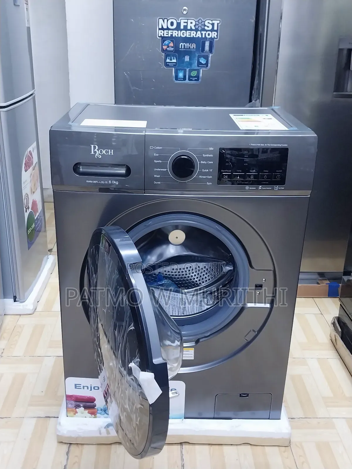Front Load Washing Machine 6kg (Roch) Wash and Spin