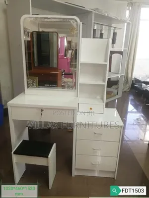 Sliding Mirror Dressing Table