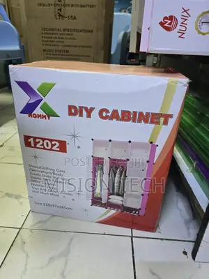 3 Column Plastic Wardrobe Large Capacity