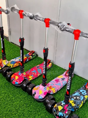Kids Adjustable Scooter With Music