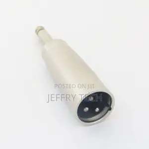 XLR 3 Pin Male Plug to 1/4" 6.35mm Stereo Male Plug Audio Ad
