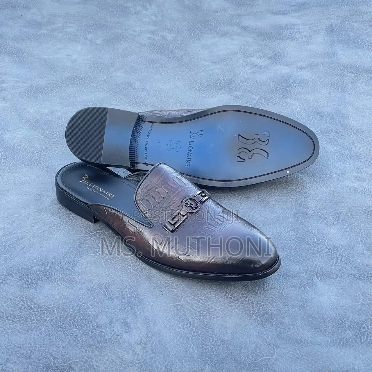 Billionaire Half Shoes/ Mules Size 40-46
