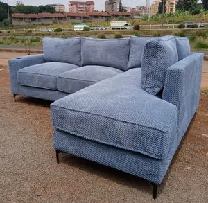 Modern Bubble Fabric L Sofa/L Shaped Sofa