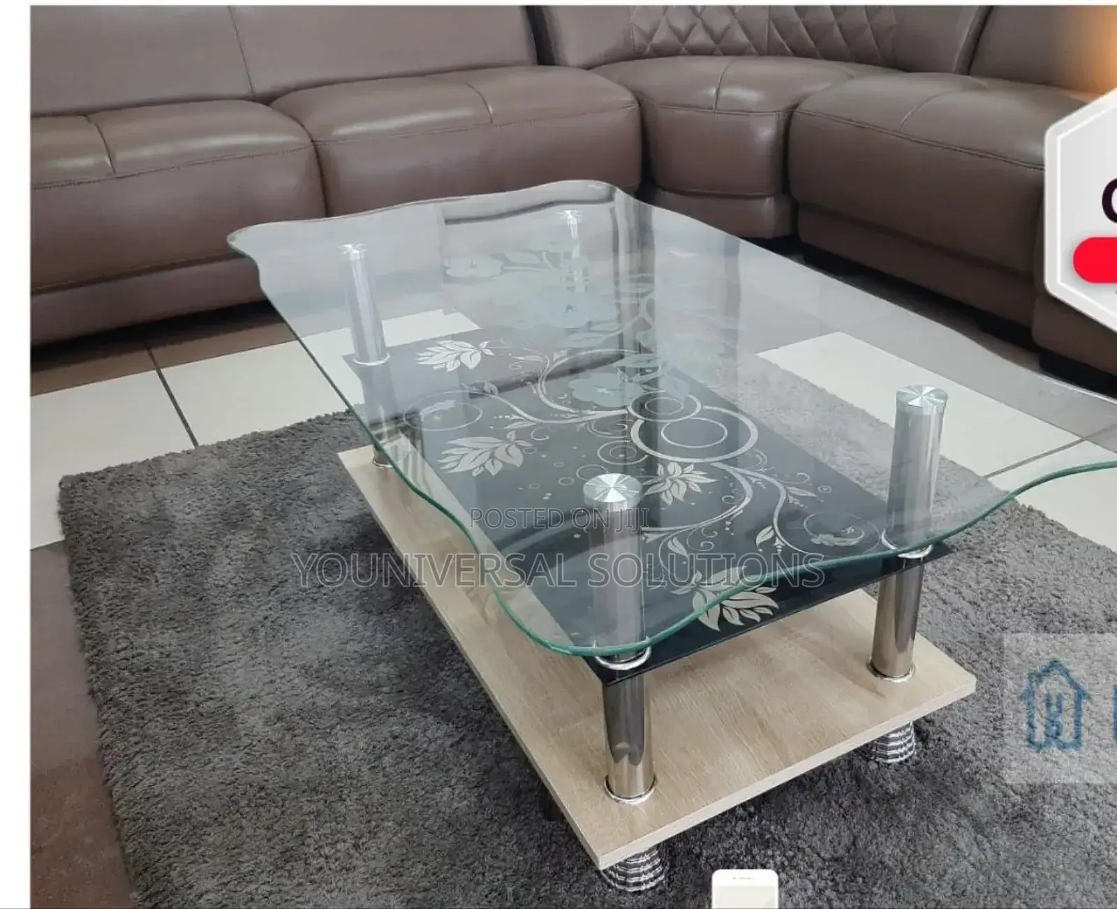 Glass Table Executive Coffee Table