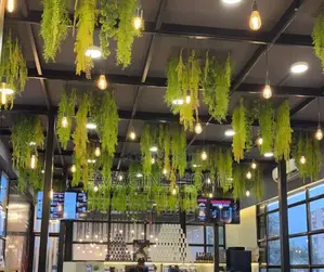 Hanging Vines With Beautiful Flowers Decoration