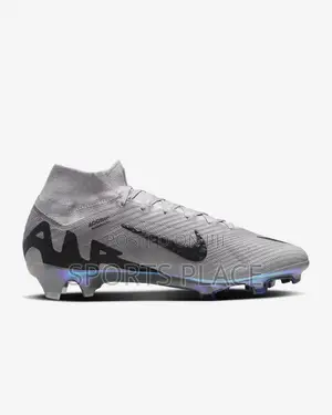Nike Mercurial Gray Superfly 9 Elite Soccer Football Boots