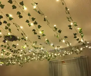 Beautiful Light With Hanging Vines/ Leaves Decoration