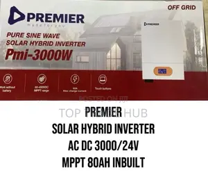 Premier Solar Hybrid Inverterac/Dc 24V 3KVA MPPT 80ah