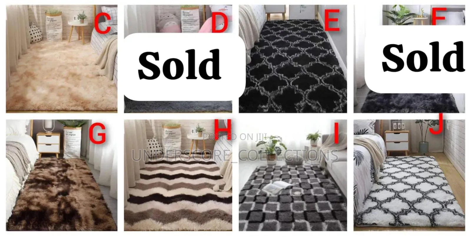 *Bedside Fluffy Pattern Mats* .Material:* 120cmx180cm.