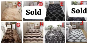 *Bedside Fluffy Pattern Mats* .Material:* 120cmx180cm.