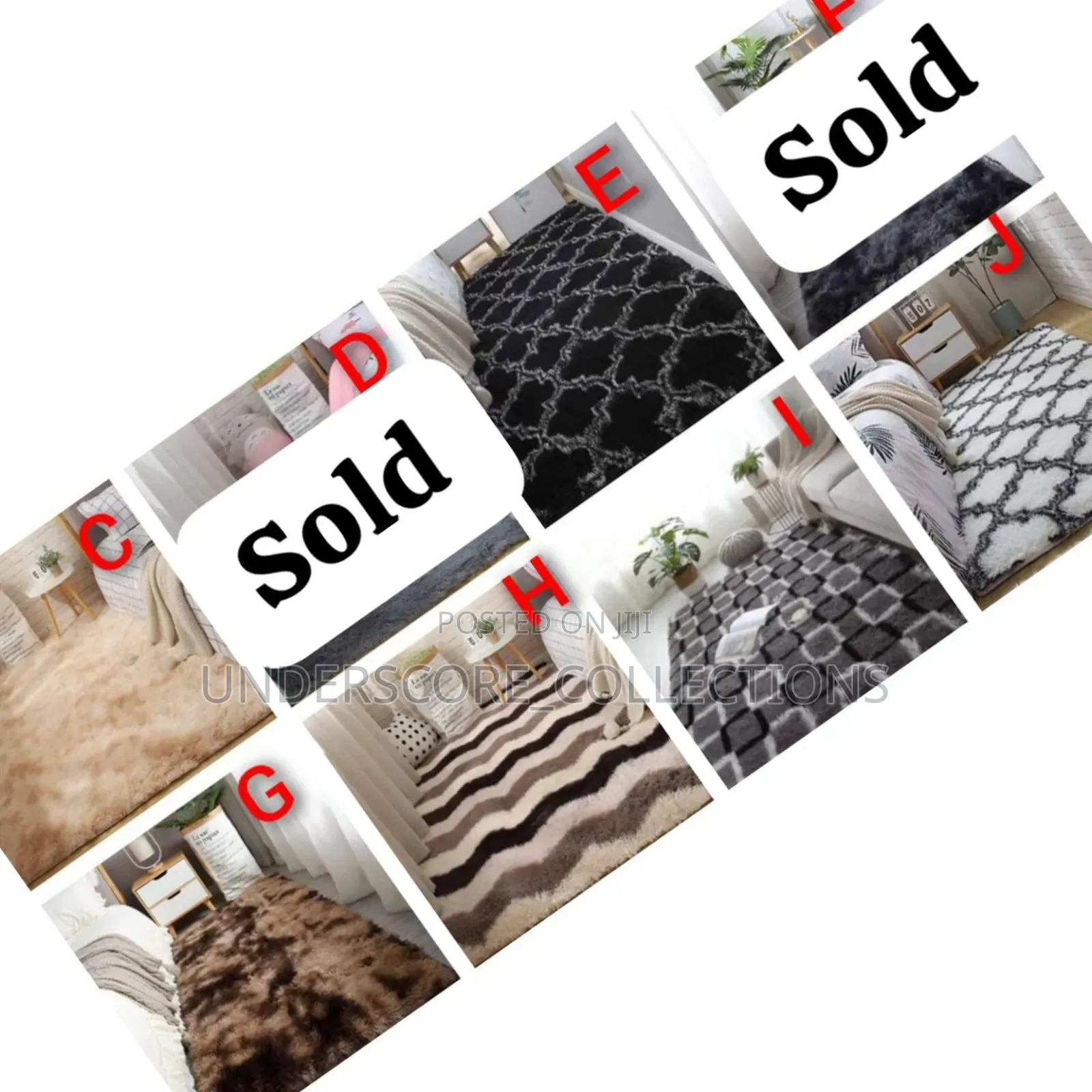 *Bedside Fluffy Pattern Mats* .Material:* 120cmx180cm.