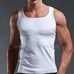 *3 Set Men Quality Vest *Material:* Cotton M/L/Xl/2xl.