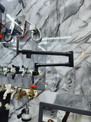 Pot Filler - Black Wall Mounted Flexible
