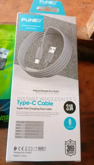 Type C 1.5M Punex Fast Charging Cable
