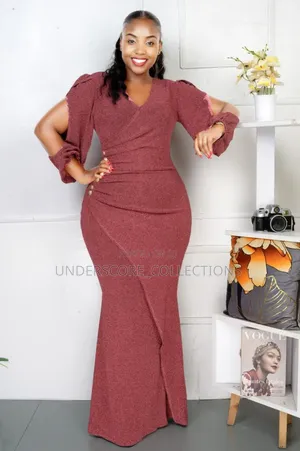 Beautiful Maxi Dinner Dresses.Free Size
