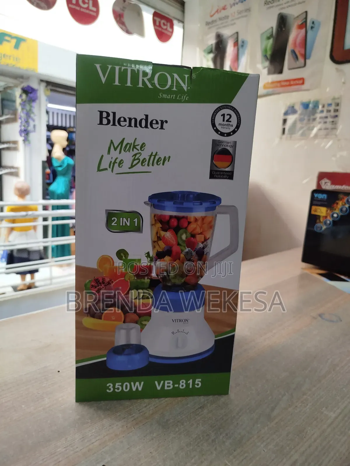 Vitron Vb-815 – 2in1 Blender – 1.5l –