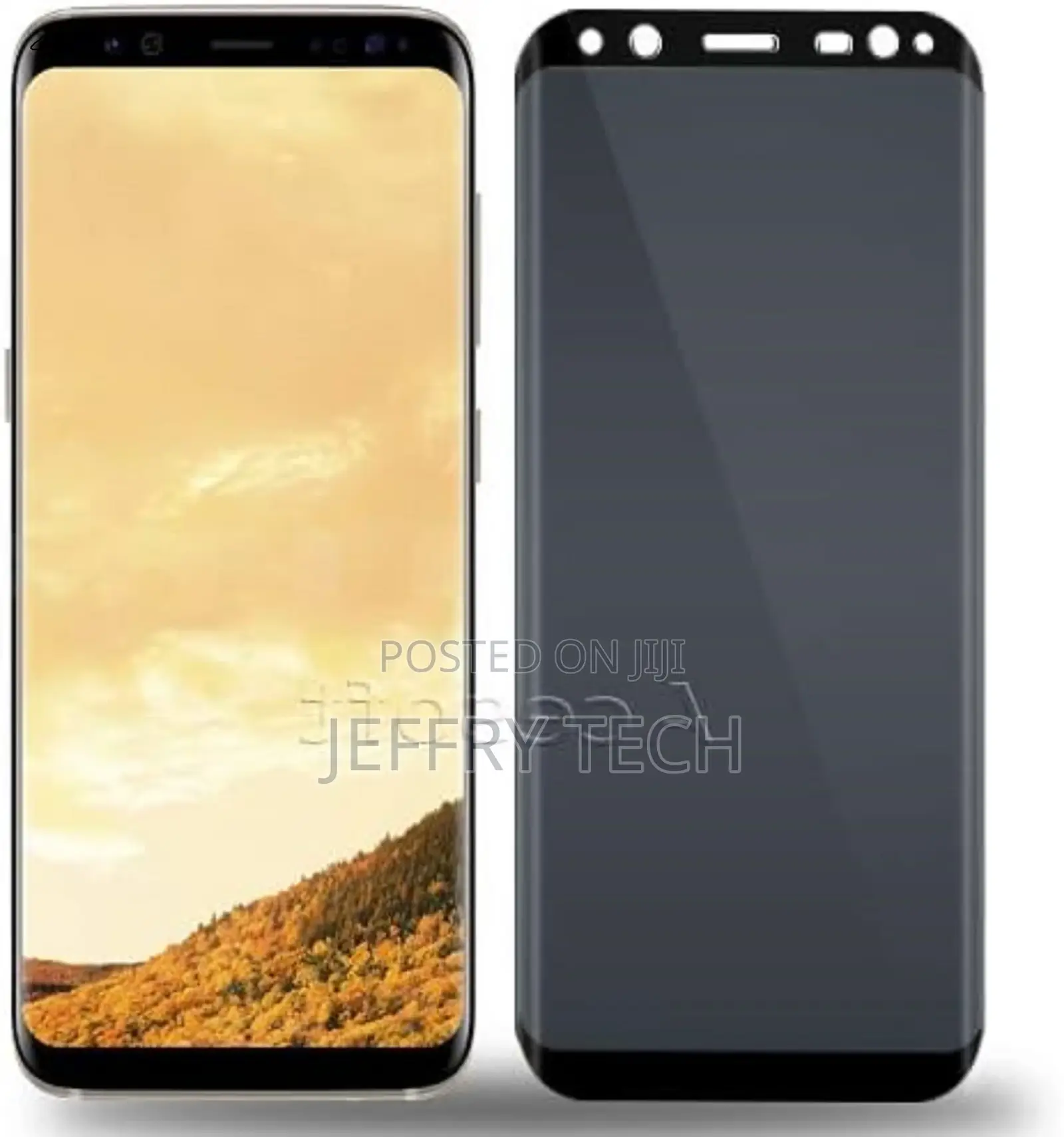 Galaxy S8 Privacy Screen Protector [Case Friendly][3D Curved