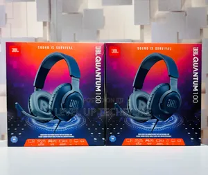 JBL Quantum 100 Wired Over-Ear Gaming Headphones - New