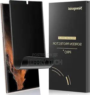 Galaxy S22 Ultra Privacy Ceramic Screen Protector Curve Fit