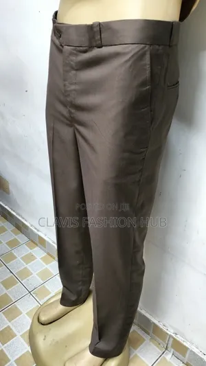 Official Dress Pants for Men -Chocolate Brown